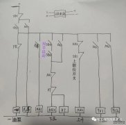 液壓機控制電路原理圖，與常見電氣故障